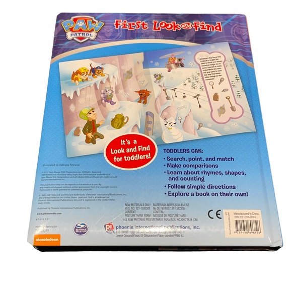 Nickelodeon PAW Patrol First Look and Find by Kids PI 2015 Children's Book EUC - Picture 6 of 6